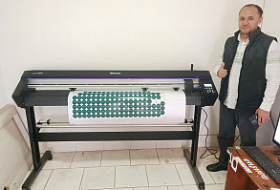 Запуск Mimaki CG-130AR в РПК Universal print group из Ташкента