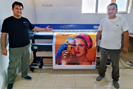 Еще один ARK-JET SOL 1600 установлен в компании PEDMASTER из Ташкента