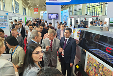 Встреча с председателем Ассоциации "Узтекстильпром" на TTME-2023 в Ташкенте