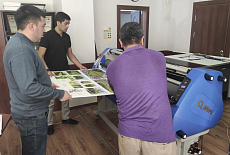 Инсталляция ламинатора MEFU MF1700-C3 в Комитете по автомобильным дорогам