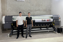 Первый в Узбекистане ARK-JET SOL 3200 установлен в компании NOVA DESIGN