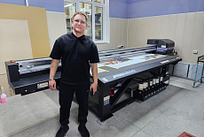 УФ-принтер Mimaki JFX200-2513 EX стал 17-м запущенным станком в РПК IZBA!