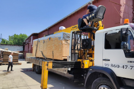 Отгружаем 11-й и 12-й станок на крупнейшее рекламное производство в Узбекистане