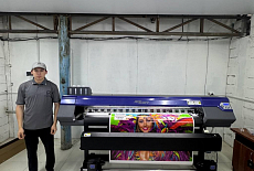 Запуск принтера ARK-JET SOL 1602 в компании «Focus Advertising»