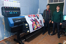 Запуск комплекса для печати на ткани из Mimaki TS300 и HTM