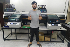 Запуск уже третьего планшетника Mimaki UJF на производстве "Art Cover"