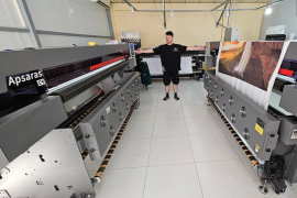 Второй сублимационный принтер GongZheng Apsaras G4-H в компании «Zvezda»