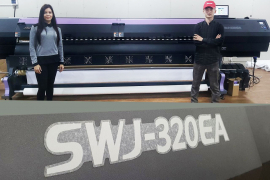 Компания "Евро потолки" из Ташкента обзавелась принтером Mimaki SWJ-320EA