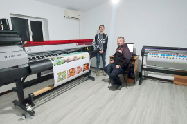 Инсталляция комплекса оборудования Mimaki в издательстве из Ташкента