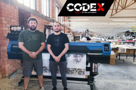 Текстильный принтер Mimaki TS100﻿ запущен в столичной компании Codex Fight Gear