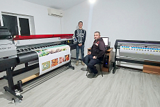 Инсталляция комплекса оборудования Mimaki в издательстве из Ташкента