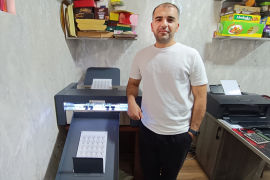 Режущий плоттер VULCAN SC-350 установлен в компании EGGS-BOX из Самарканда