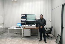 Запуск УФ-принтера Mimaki UJF-6042 MkII﻿﻿ в Ташкентском монетном дворе