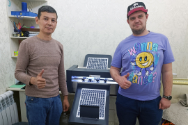 Запуск режущего плоттера VULCAN для печати этикеток в Ташкенте