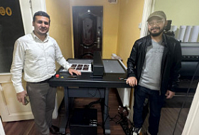Запуск плоттера VULCAN FC-500VC в РА Chameleon Print из Самарканда