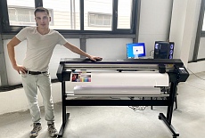 Инсталляция Mimaki CG-130AR в РПК "Люди и Цифры" (Ташкент)