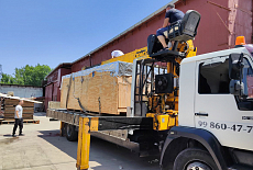 Отгружаем 11-й и 12-й станок на крупнейшее рекламное производство в Узбекистане