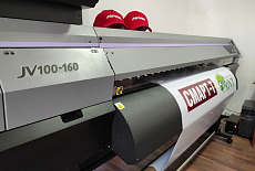 Инсталляция первого в Узбекистане сольвентного принтера Mimaki JV100