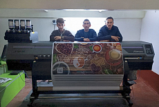 Очередной новейший экосольвентник Mimaki JV100-160! запущен в Намангане