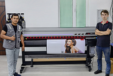 Третий подряд за июнь запуск УФ-принтера Mimaki UJV100!