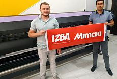 Широкоформатник Mimaki SWJ-320EA﻿ установлен в крупной РПК Узбекистана IZBA