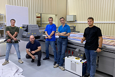 Очередная командировка в Москву и запуск планшетного УФ-гиганта Sprinter TC-F2132