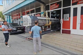 Готовимся к премьерной инсталляции принтера ARK-JET SOL 3200 