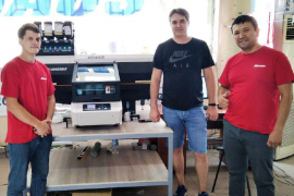 УФ-принтер Mimaki UJF-3042 MkII﻿ установлен в рекламном агентстве Siymo (Ташкент)