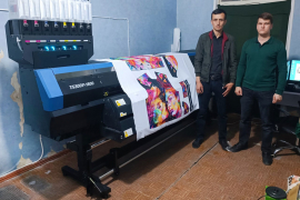 Запуск комплекса для печати на ткани из Mimaki TS300 и HTM