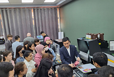 Принимаем гостей из института текстильной и легкой промышленности