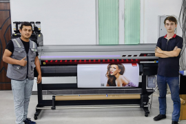 Третий подряд за июнь запуск УФ-принтера Mimaki UJV100!