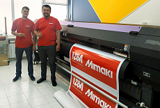 Широкоформатник Mimaki SWJ-320EA﻿ установлен в крупной РПК Узбекистана IZBA