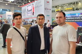 Встреча с делегацией компании Printoff на выставке в Москве