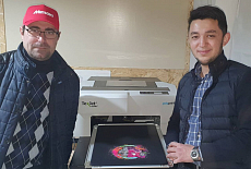 На текстильном предприятии "Orzu Texs" установлен футболочник TexJet echo2