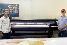 Крупная РПК Узбекистана "ART UNION" пополняется принтером Mimaki SWJ-320EA