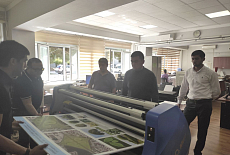 Инсталляция ламинатора MEFU MF1700-C3 в Комитете по автомобильным дорогам