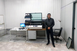 Запуск УФ-принтера Mimaki UJF-6042 MkII﻿﻿ в Ташкентском монетном дворе