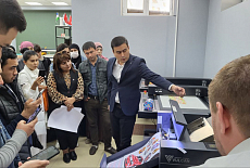 Принимаем гостей из института текстильной и легкой промышленности