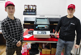 УФ-принтер Mimaki UJF-3042 MkII﻿ установлен в компании "Alo Omad Rivoj"