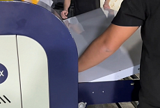 Инсталляция термопрессового каландра HOTA 220-1900 Plus в компании DISLA SPORT