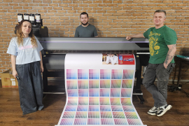 Принтер Mimaki JV100-160 установлен в компании Easy Pro Solutions из Ташкента