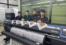 Запуск текстильного комплекса для печати на синтетических тканях