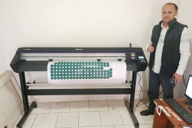 Запуск Mimaki CG-130AR в РПК Universal print group из Ташкента