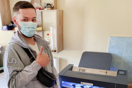 Режущий плоттер VULCAN SC-350 установлен в крупной типографии Ташкента