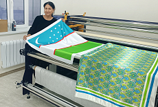 Каландровый термопресс HOTA дополнил принтер Mimaki TS100 в Ургенче