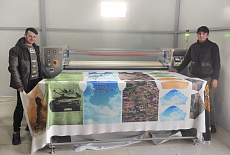 Запуск текстильного комплекса для печати на синтетических тканях