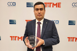 Мы получили награду "Лучшая презентация оборудования" выстаки TTME-2023!